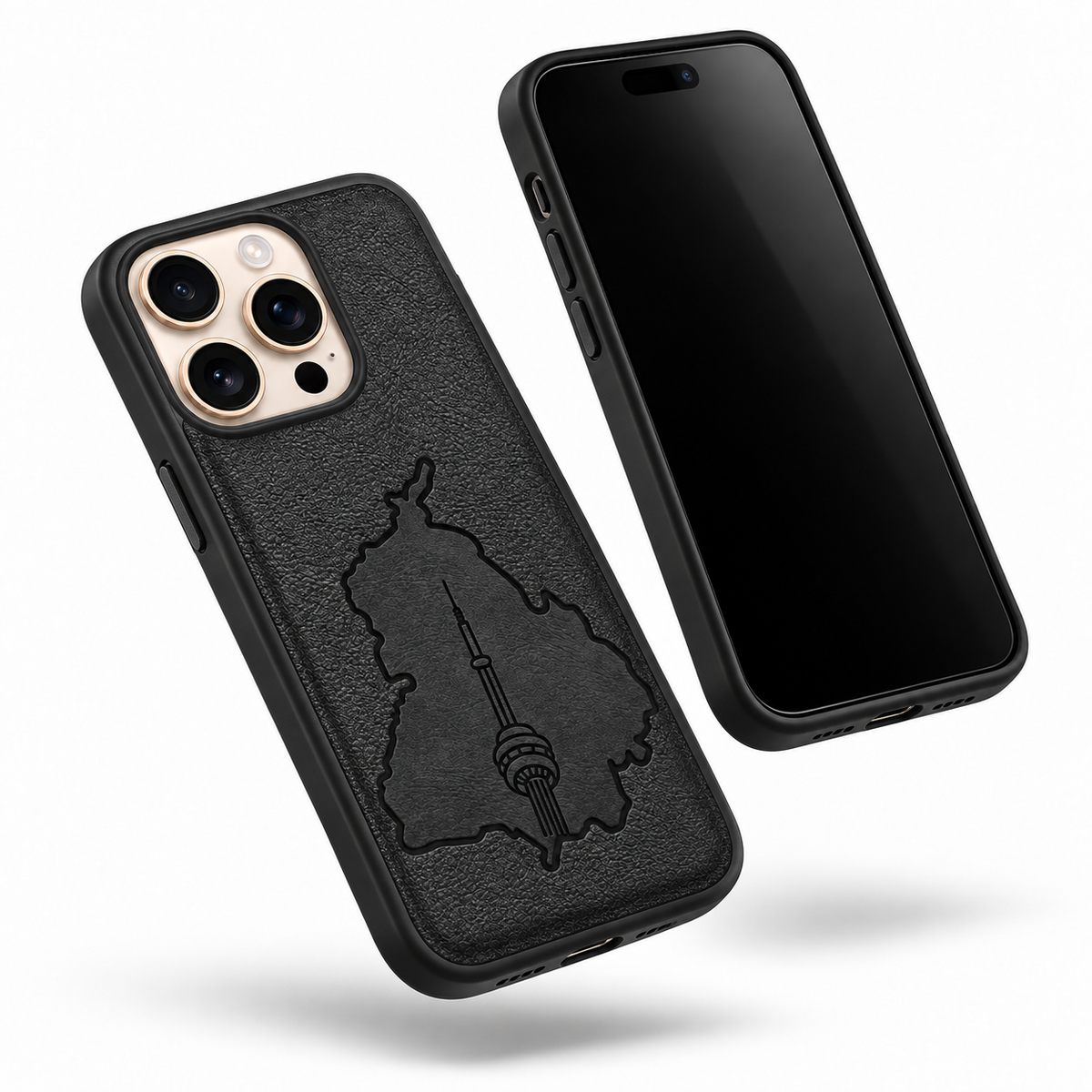 Slim black iPhone 12 Pro crafted protective case