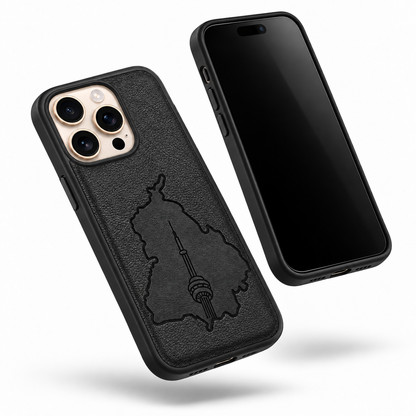Slim black iPhone 12 Pro crafted protective case