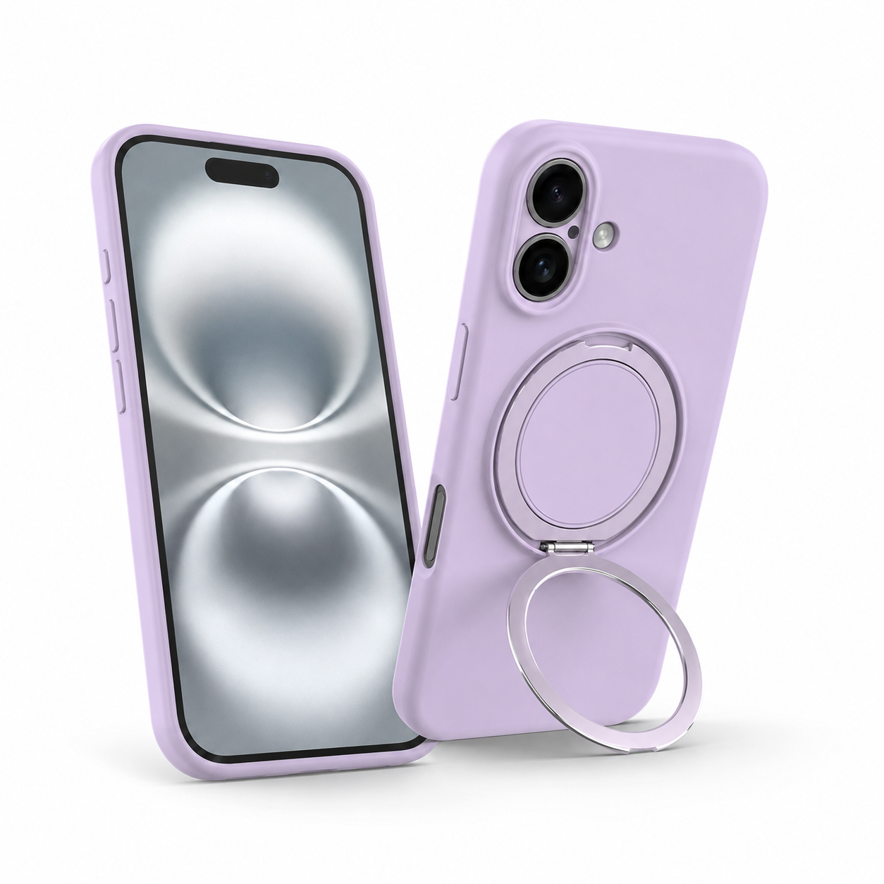 Purple MagSafe Phone Case, Apple iPhone 17 Protective Case, TPU Silicone Case, Magnetic Phone Cover, Drop Protection Case, Designer Phone Case