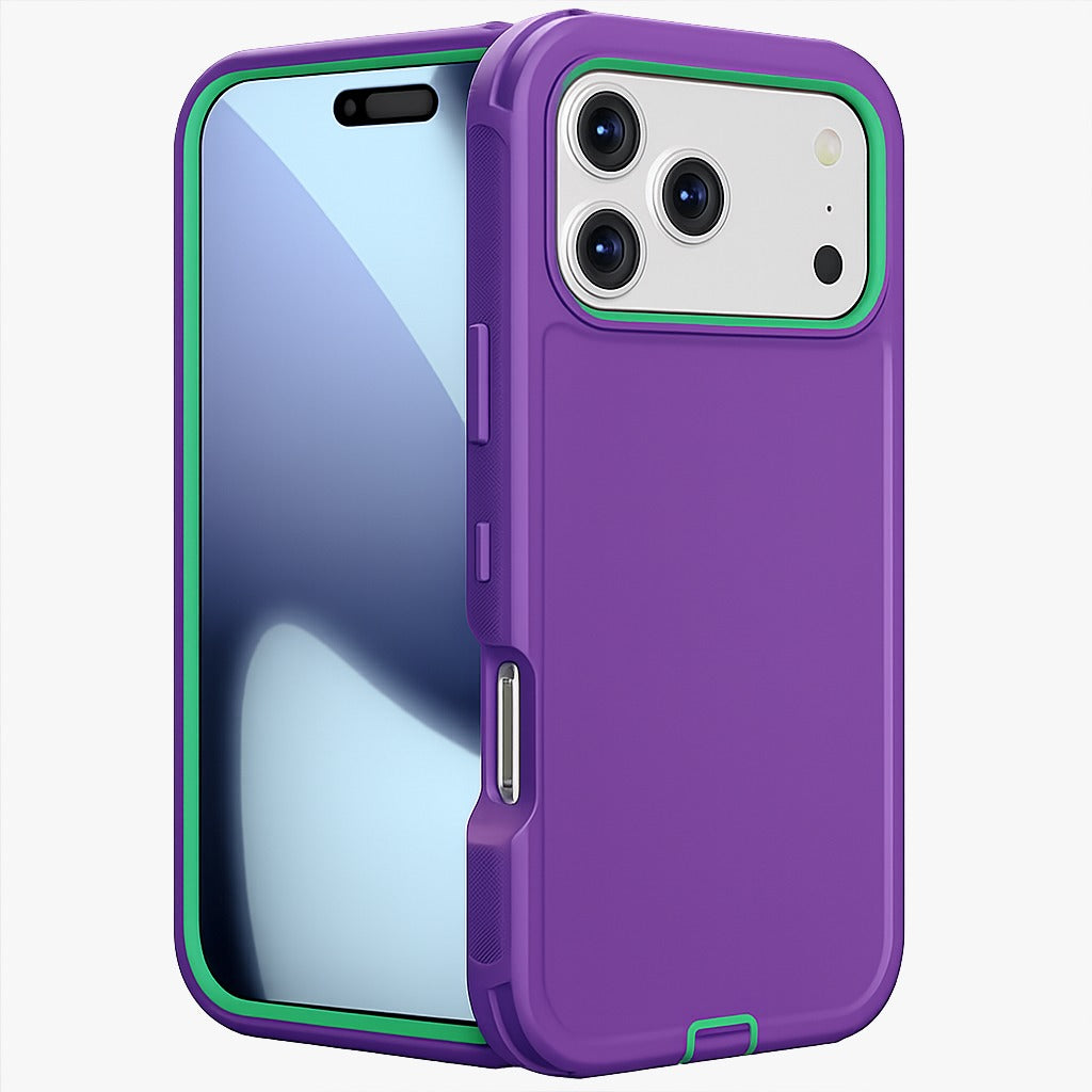 Apple iPhone 17 Pro Purple Triple Protection Case, Shockproof Phone Case, MagSafe Case, Protective Mobile Cover