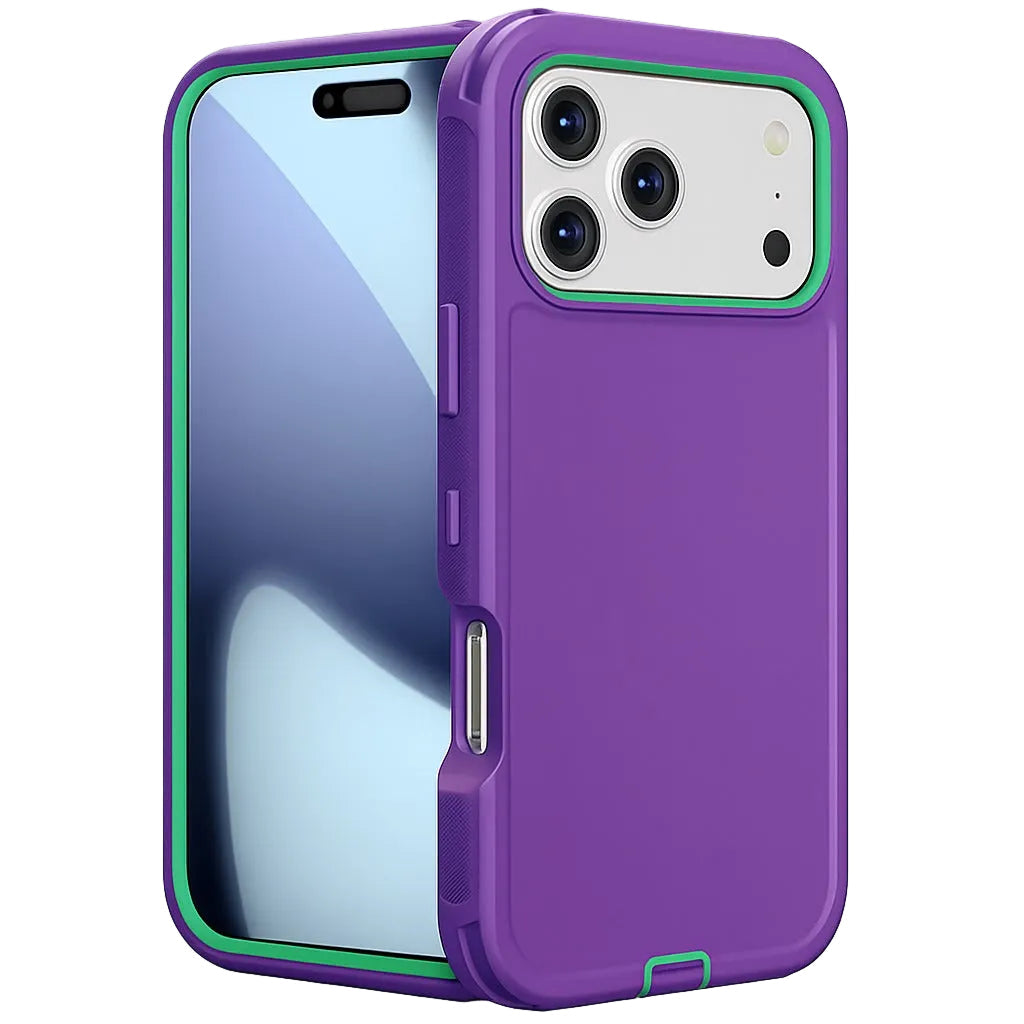Apple iPhone 17 Pro Max Purple Triple Protection Case, Shockproof Phone Case, MagSafe Case, Protective Mobile Cover