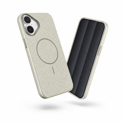 Grey TPU MagSafe Case for Apple iPhone 16, Drop Protection Mobile Cover, Designer Phone Case