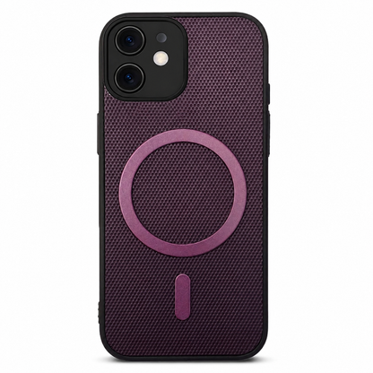 Purple MagSafe Grip Weave case for Apple iPhone 12 / 12 Pro