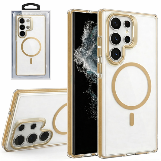 Dual Layer Phone Case – Desert Titanium Matt Crystalline Cover MagSafe Compatible with Stand