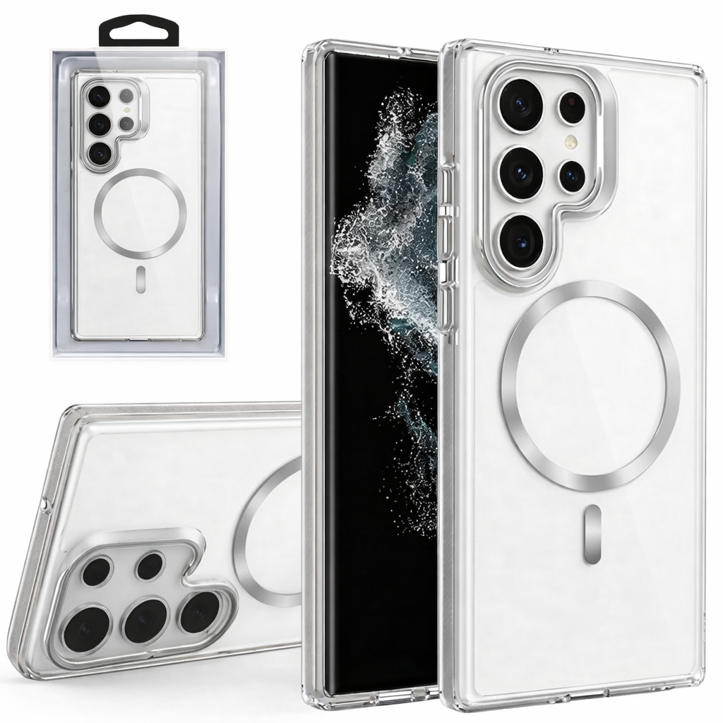 Dual Layer Phone Case – Desert Titanium Matt Crystalline Cover MagSafe Compatible with Stand