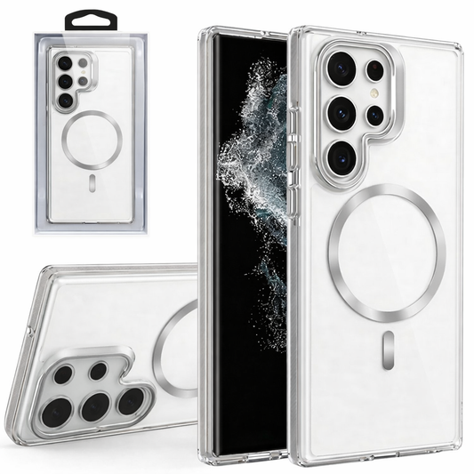 Dual Layer Phone Case – Desert Titanium Matt Crystalline Cover MagSafe Compatible with Stand