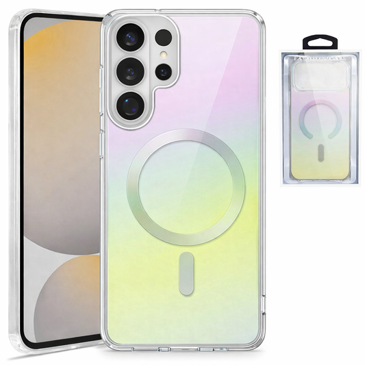 Dual Layer Phone Case – Rainbow Gradient Cover MagSafe Compatible