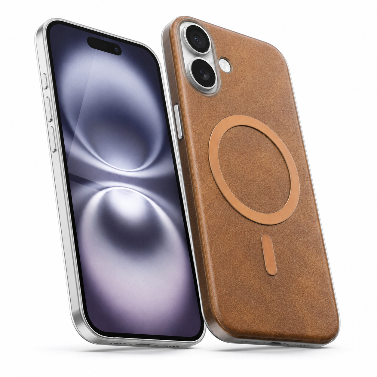Premium Brown Protective MagSafe Case Apple iPhone 16 anti-scratch slim mobile cover