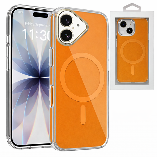 Dual Layer Phone Case – Orange Airloop Cover MagSafe Compatible