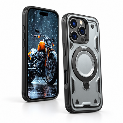 Sparta grey iPhone 12 / 12 Pro phone cover with MagSafe compatibility and ring holder.