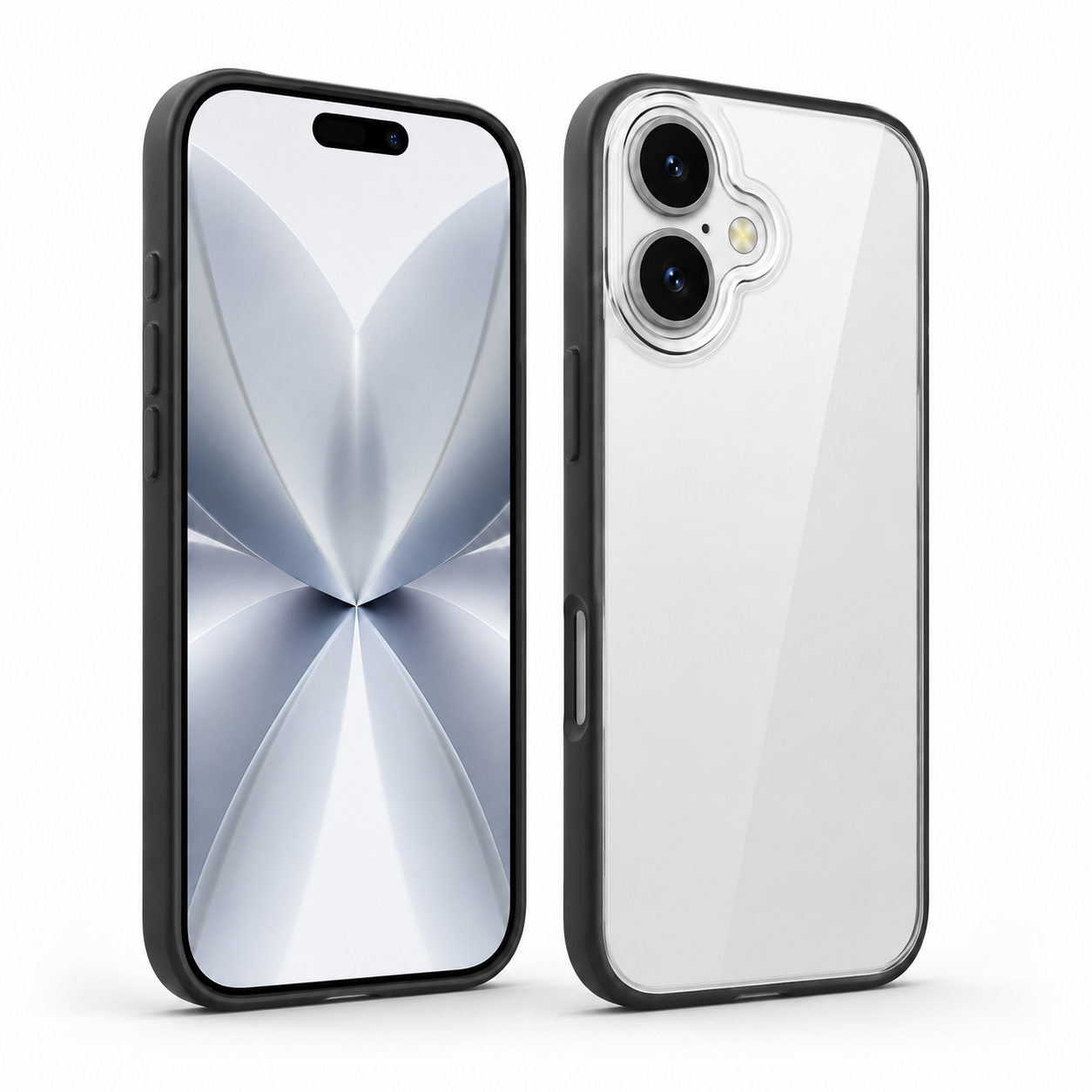 MagSafe-compatible black clear protective case for Apple iPhone 17