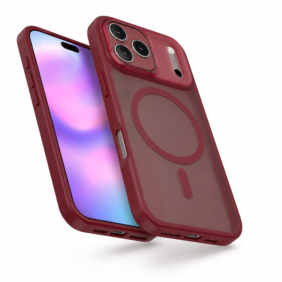 Wine MagSafe Phone Case, Premium iPhone 18 Pro Max Case, Drop Protection Case.