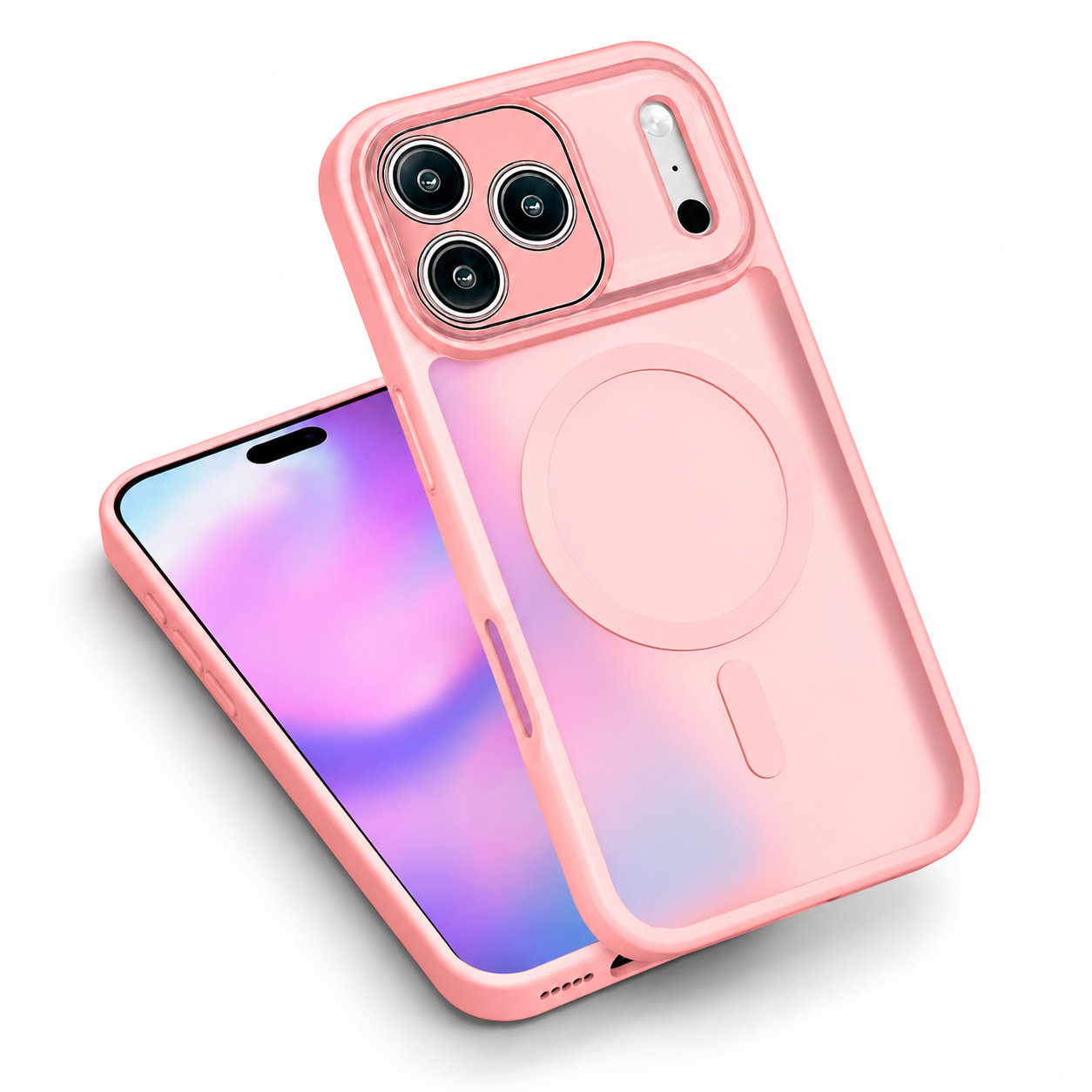 Rose Gold MagSafe Phone Case, Premium iPhone 17 Pro Max Case, Drop Protection Case.