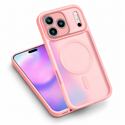 Rose Gold MagSafe Phone Case, Premium iPhone 17 Pro Max Case, Drop Protection Case.