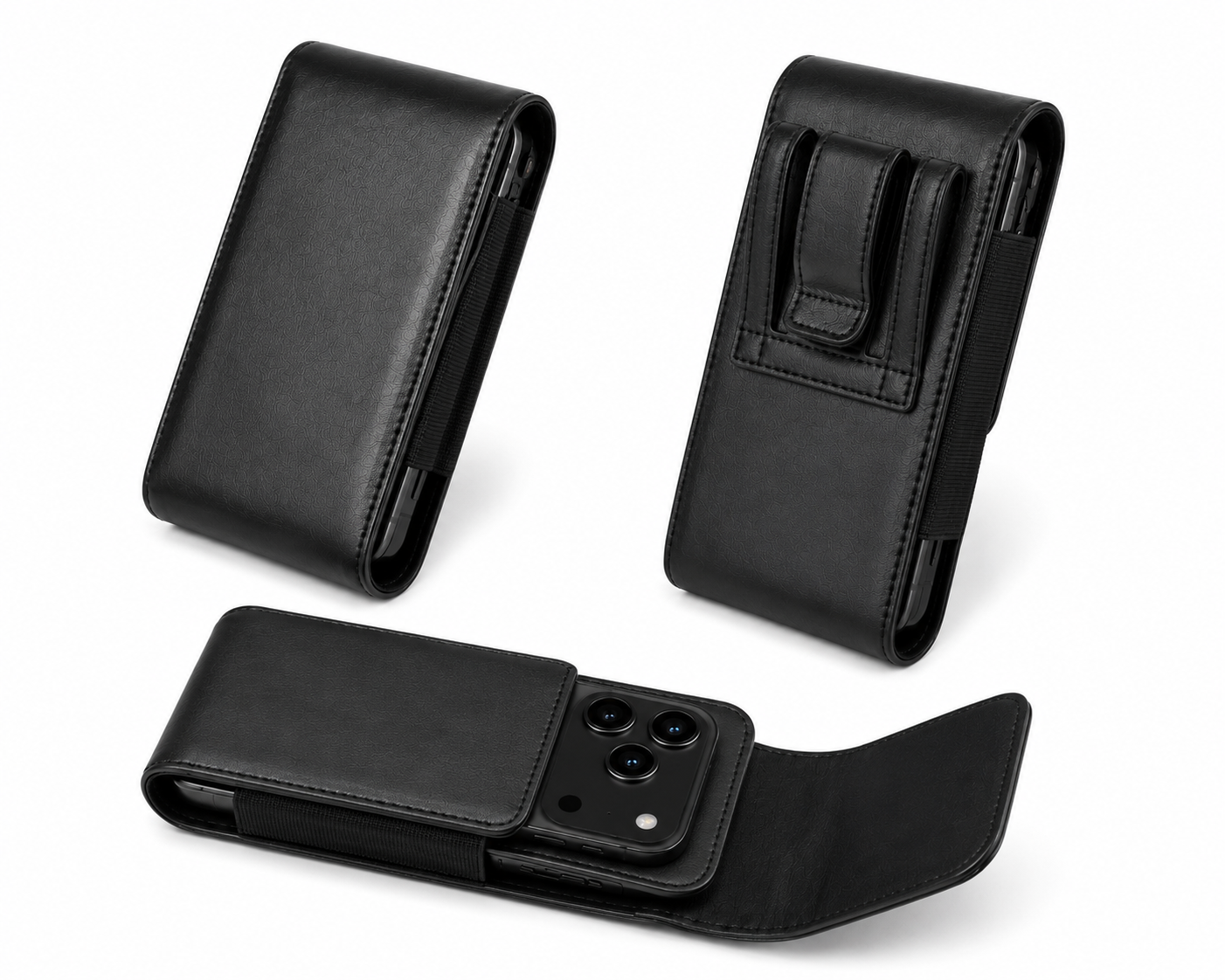 Premium Smartphone Belt Case for Apple iPhone 17 Pro Max Vertical Holster