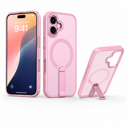 Premium Pink Phone Case, MagSafe iPhone 16 Cover, Shockproof Protective Mobile Case, Slim Designer Smartphone Cover