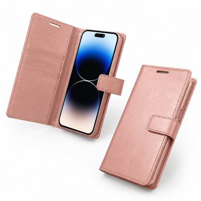 Goospery BlueMoon wallet cover with magnetic closure for iPhone 17