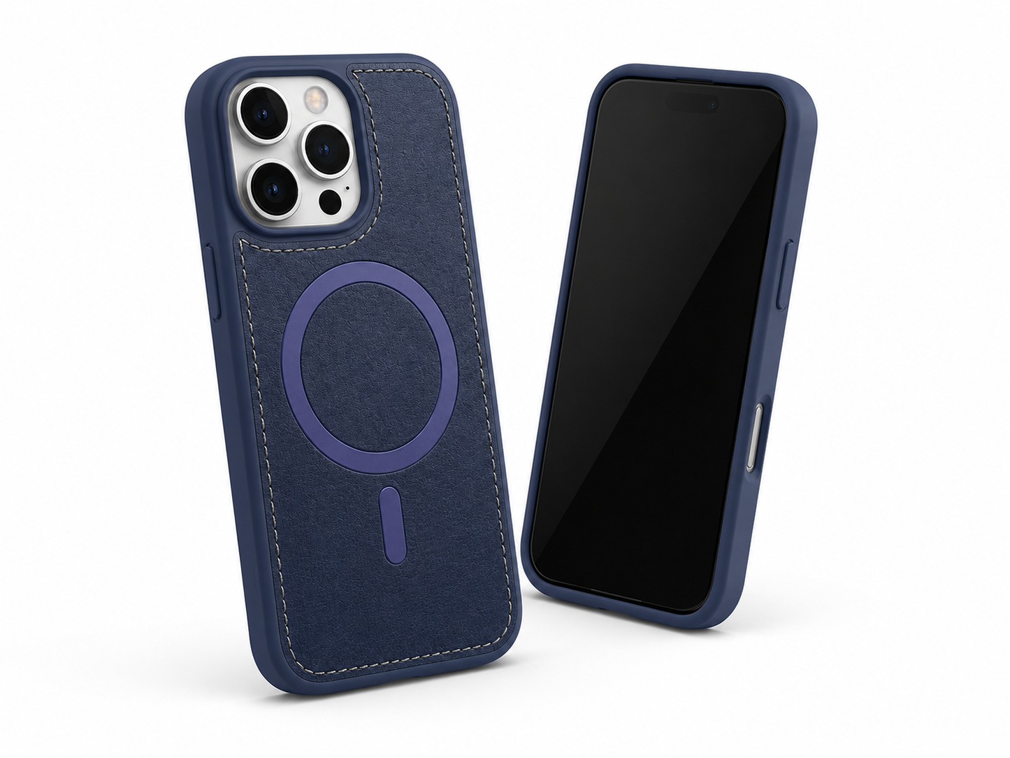Blue iPhone 12 protective MagSafe phone cover