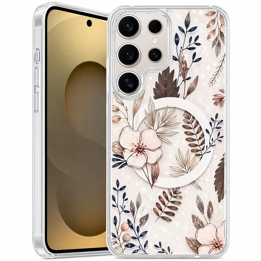 Dual Layer Phone Case – Flower Petals Floret Cover MagSafe Compatible