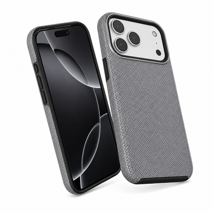 Apple iPhone 17 Pro Max Grey Phone Case Protective Mobile Cover Impact Resistant Case.