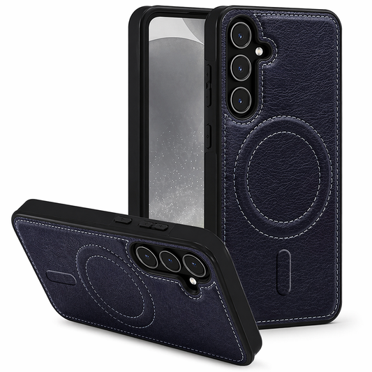 Dual Layer Phone Case – Navy Engraved Cover MagSafe Compatible
