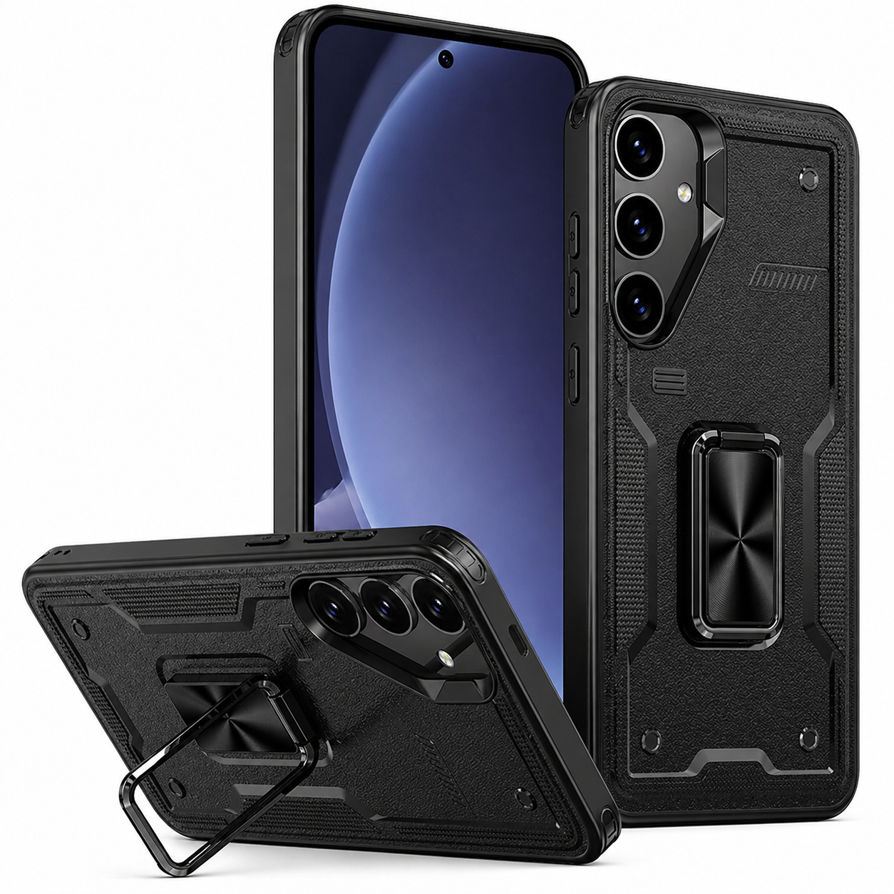 Dual Layer Phone Case – Black Adventure Echo Design Cover MagSafe Compatible