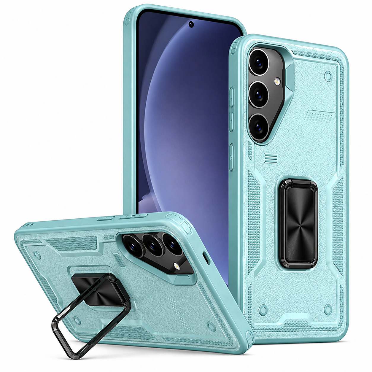 Dual Layer Phone Case – Teal Adventure Echo Design Cover MagSafe Compatible