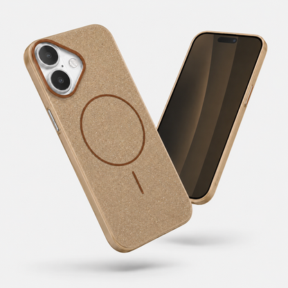 Luxury Desert Titanium iPhone 16 Phone Case | Shockproof TPU MagSafe Mobile Cover