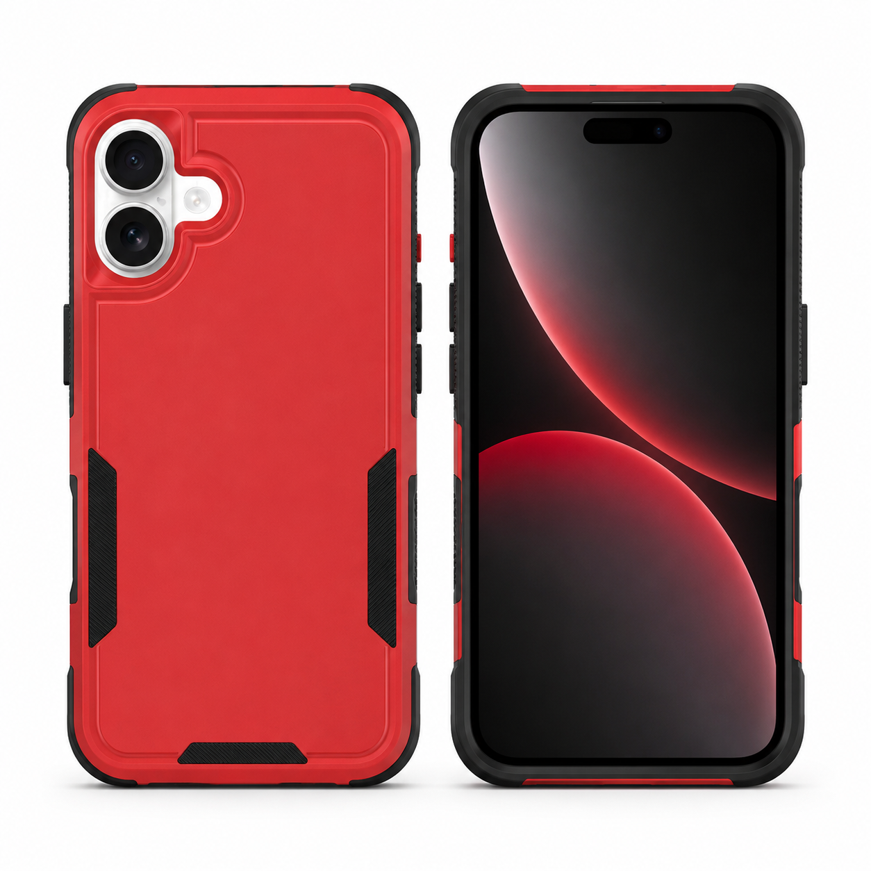 Red Comm Lite protective case for Apple iPhone 17