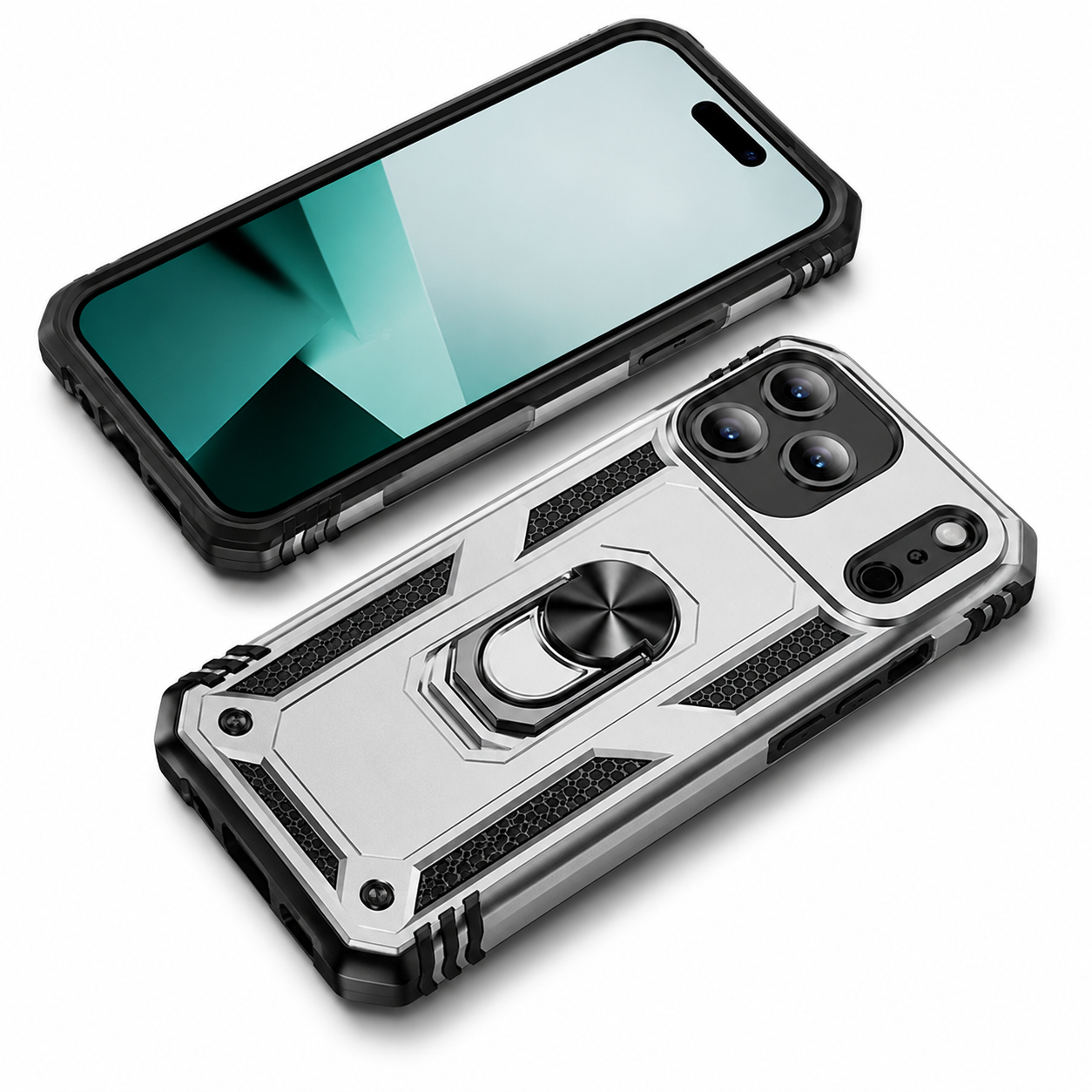 MagSafe Compatible Grey Phone Case for Apple iPhone 17 Pro Max with Impact Resistant Protective Cover