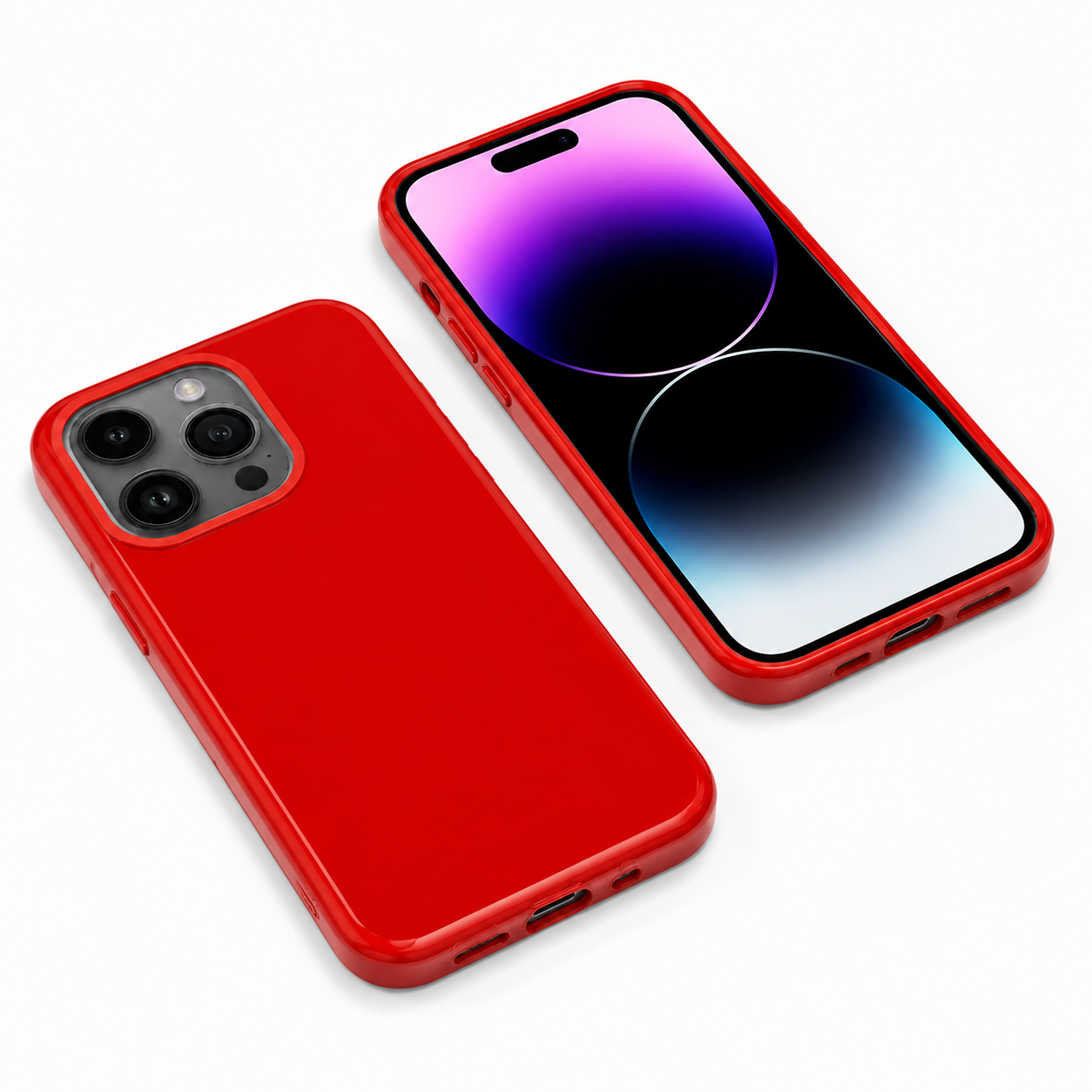 Slim red iPhone 12 Pro protective TPU case
