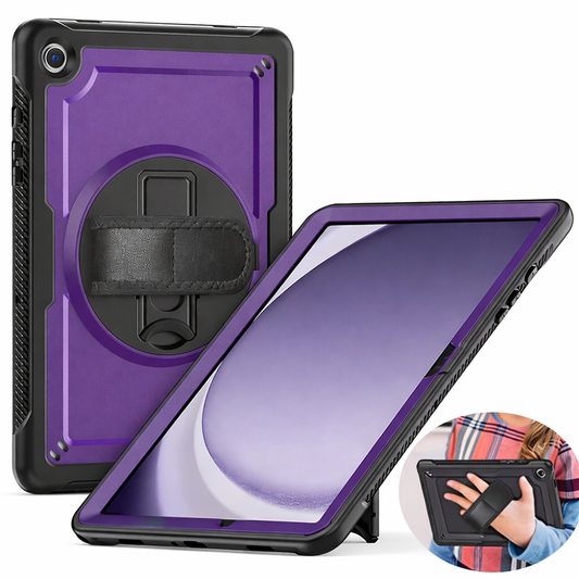 KickStrap Pro Tablet Case – Purple Shockproof Cover with Adjustable Strap Stand | Protective Case