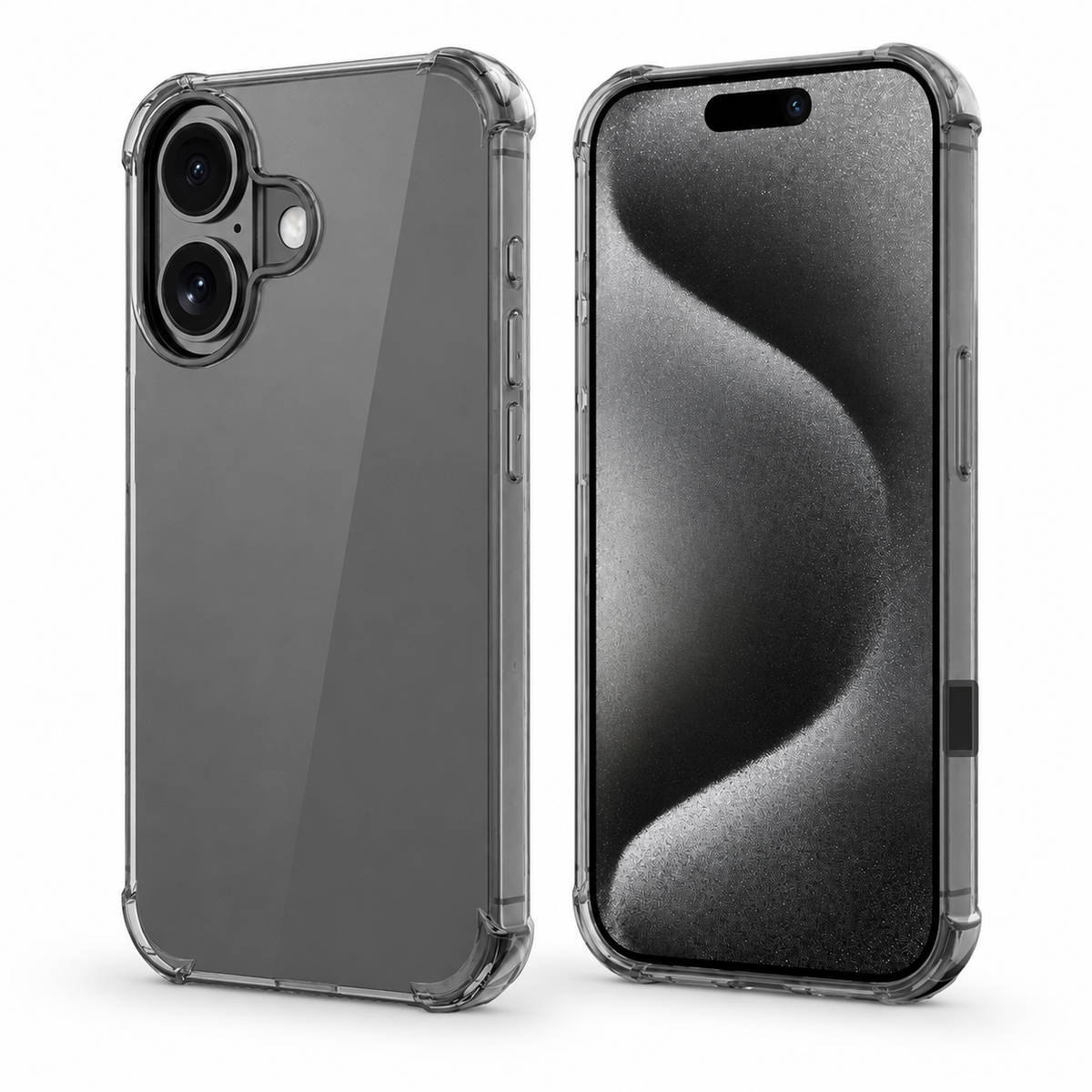 MagSafe-compatible smoke TPU case for Apple iPhone 16