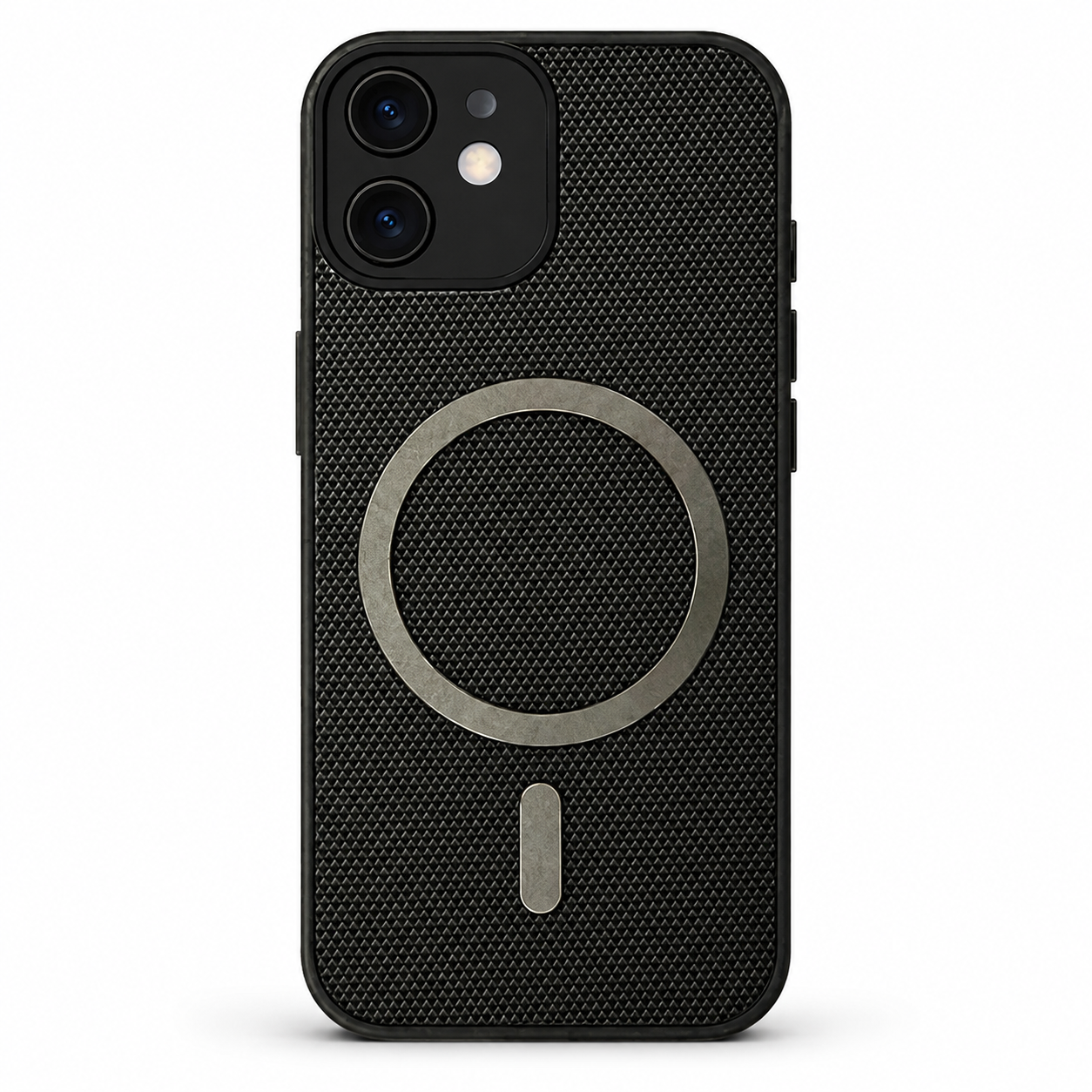 Black MagSafe Grip Weave case for Apple iPhone 12 / 12 Pro
