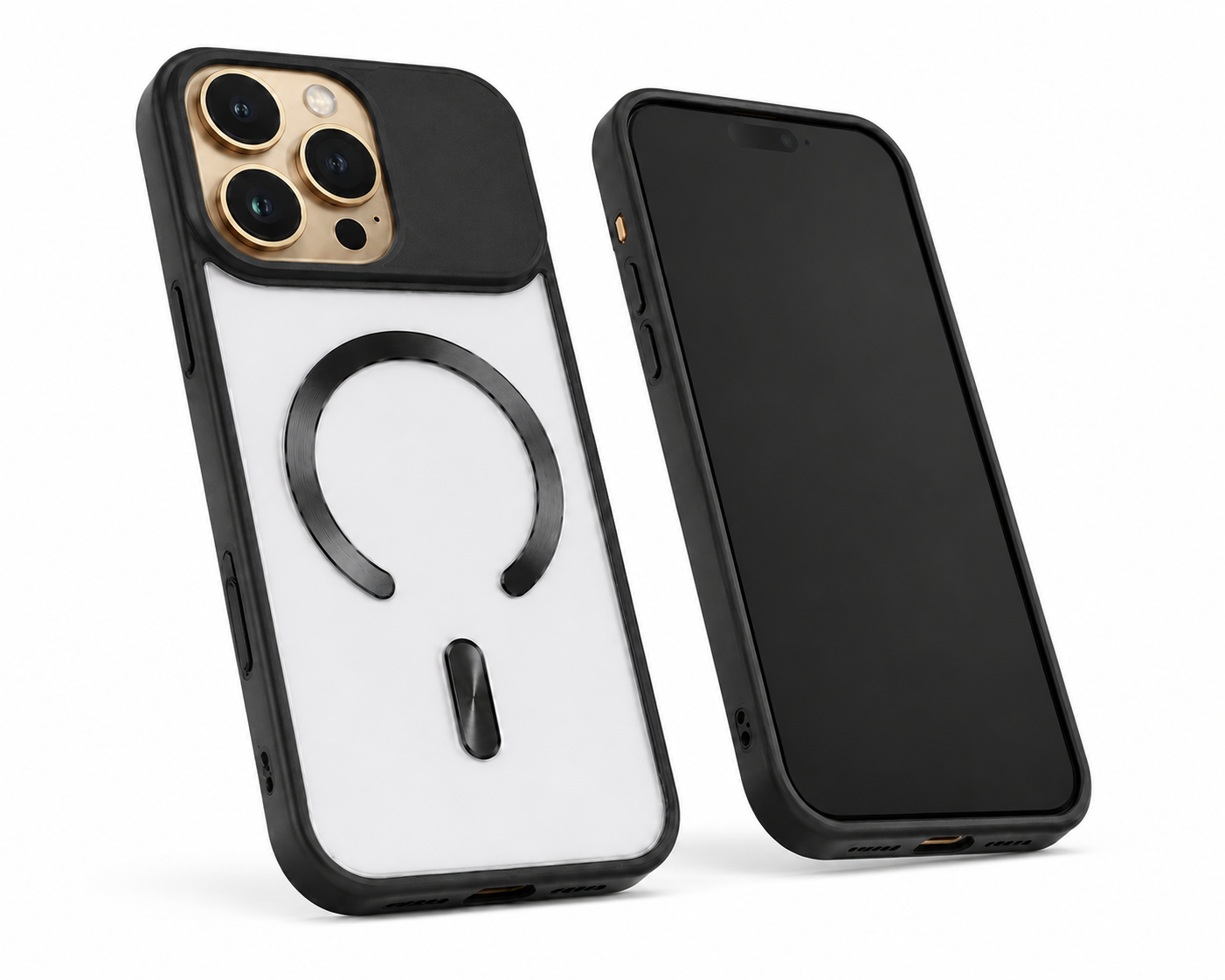 Black Arctic Mist shockproof case for Apple iPhone 12 Pro 6.1 inch