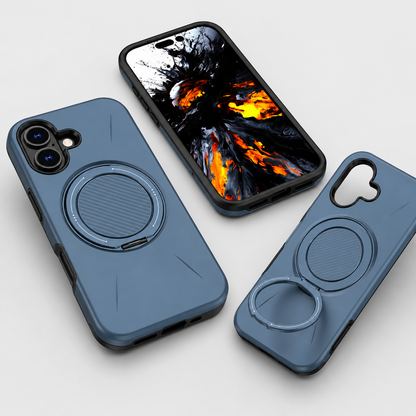 Premium Forge Ring Case for iPhone 17, protective cell phone cover, kickstand mobile case, durable smartphone case