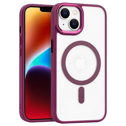 Matte MagSafe Ultra Hybrid Case for Apple iPhone 15 - Wine
