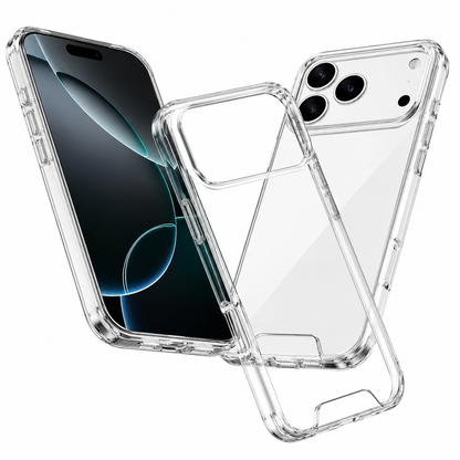 Transparent iPhone 18 Pro Max Phone Case – MagSafe Compatible Clear Mobile Cover with Drop Protection