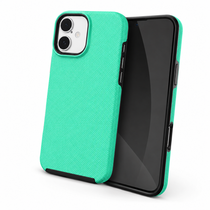 Slim MagSafe-compatible teal protective case for iPhone 16