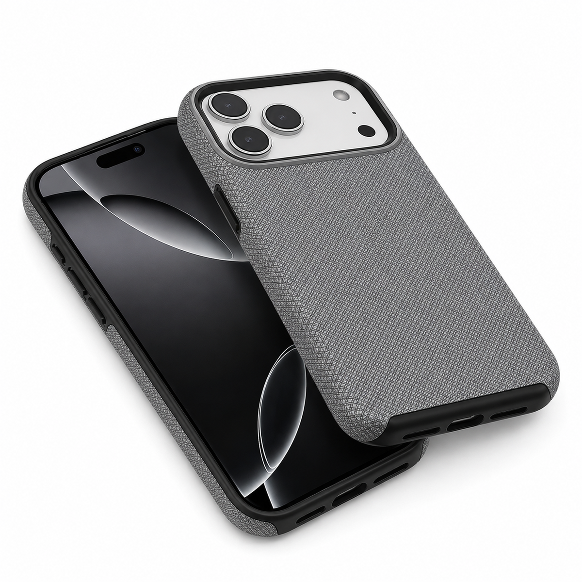 Luxury Grey Phone Cover MagSafe Phone Case Durable Protective Case for Apple iPhone 18 Pro