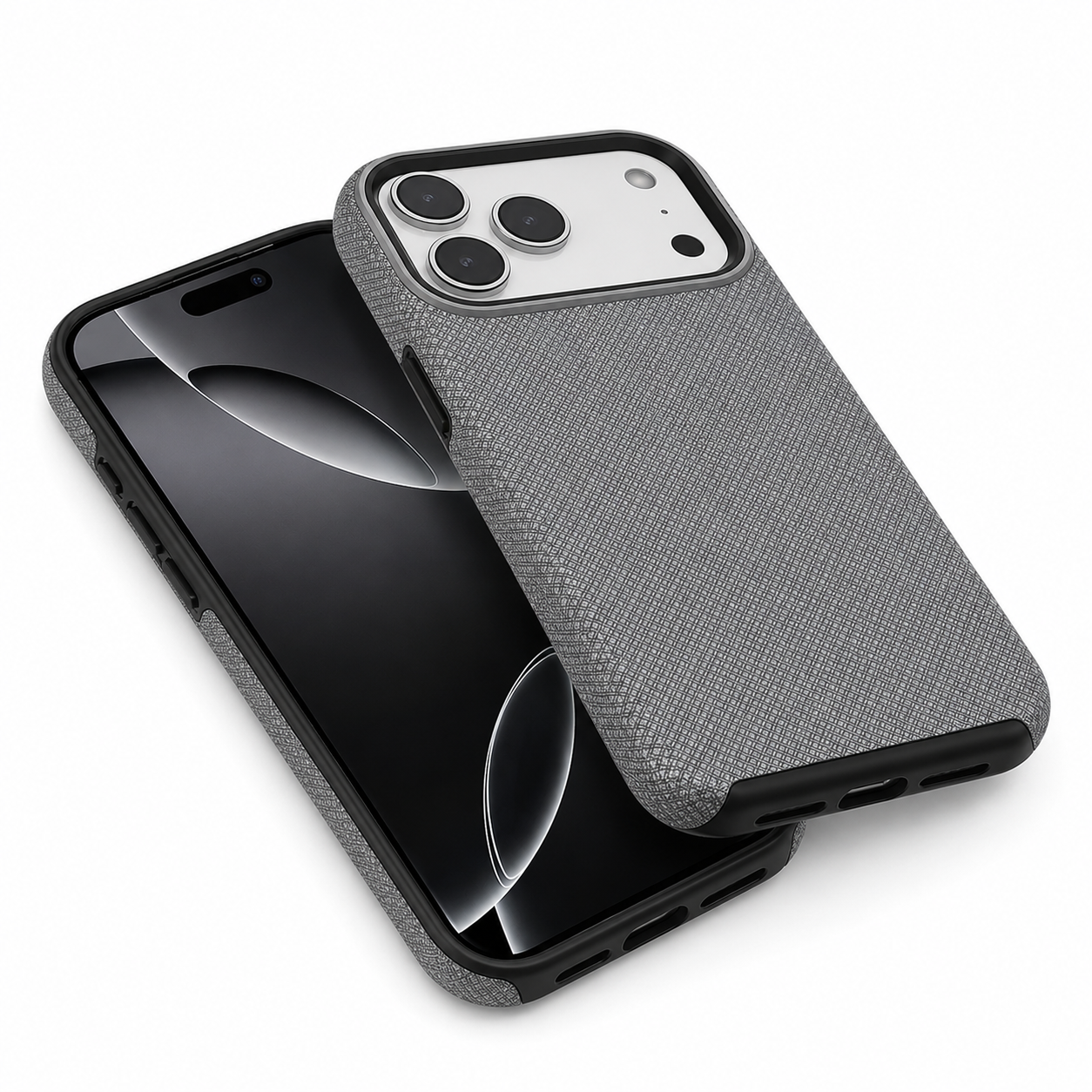 Luxury Grey Phone Cover MagSafe Phone Case Durable Protective Case for Apple iPhone 17 Pro
