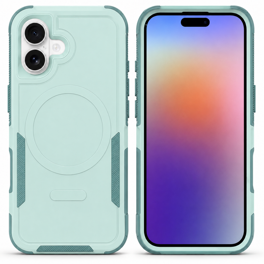 Teal MagSafe iPhone 17 Case, Protective Phone Case, Shockproof Mobile Cover, Military Grade Case