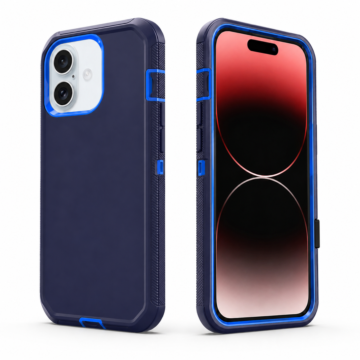 MagSafe compatible navy protective case for Apple iPhone 17