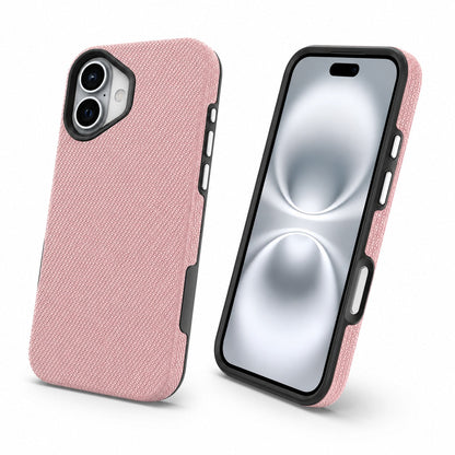 Apple iPhone 16 Rose Gold Case, Geometric Triangle Phone Cover, Slim Protective Mobile Case