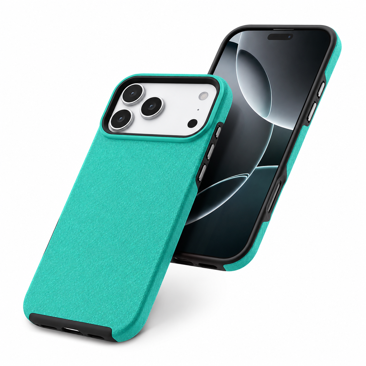 Luxury Teal Phone Cover MagSafe Phone Case Durable Protective Case for Apple iPhone 17 Pro