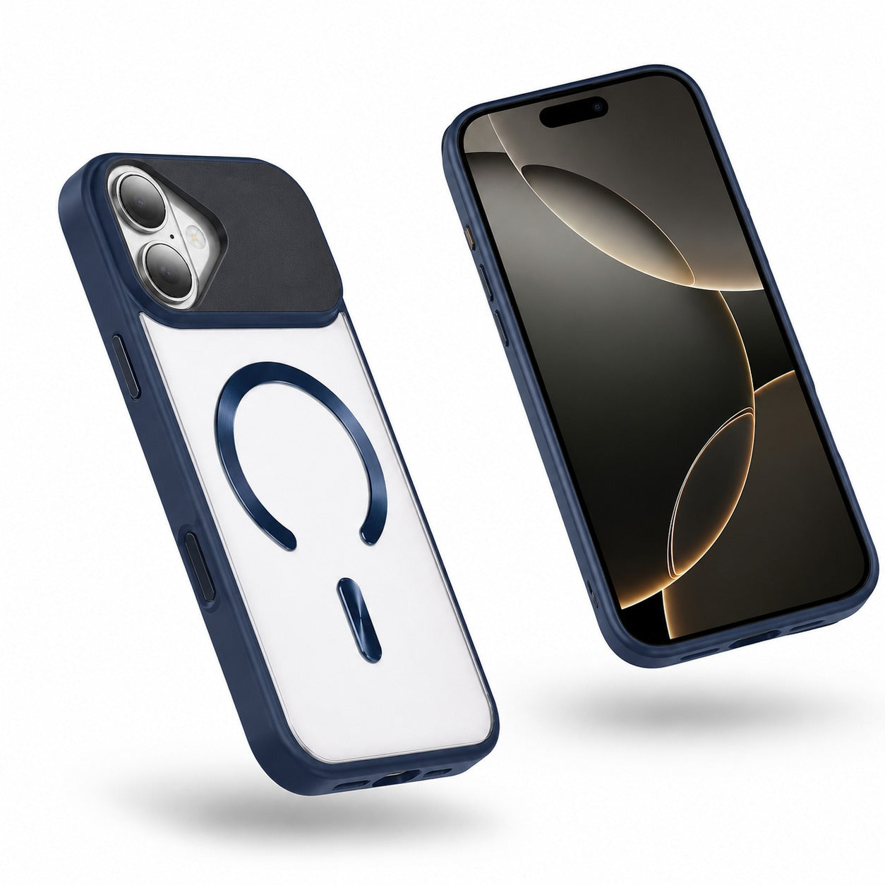 Slim Blue Protective Case for Apple iPhone 17 – Impact Resistant Phone Cover Wireless Charging Compatible