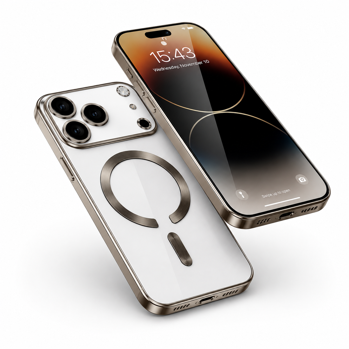 Premium Titanium Electro Matt iPhone 18 Pro Max Protective Mobile Cover