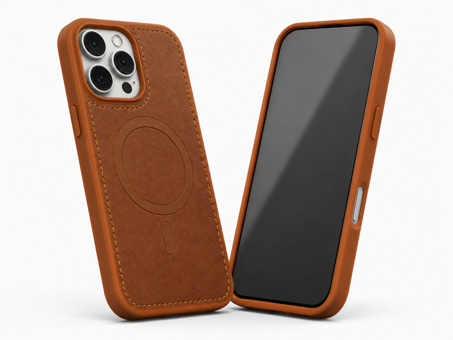 Saddle brown shockproof case for Apple iPhone 12 Pro 6.1 inch