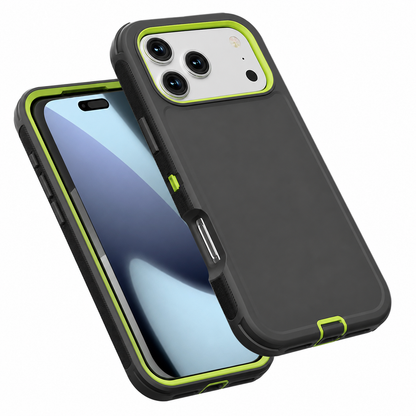 Lime iPhone 17 Pro Max Case, Military Grade Phone Case, Impact Resistant Case, Premium Protective Cover