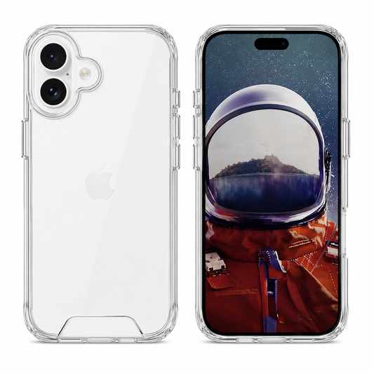 Clear Space design protective case for Apple iPhone 17